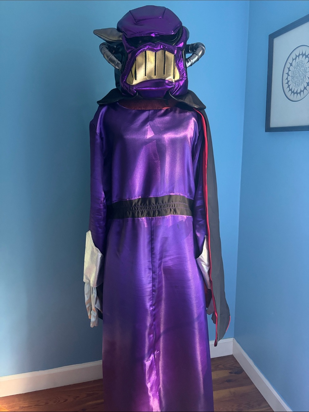 Emperor Zurg Halloween costume for adult or large teen with Disney Pixar mask